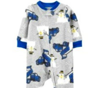 9 Month 2-Way Zipper Fleece Sleep & Play Pajamas